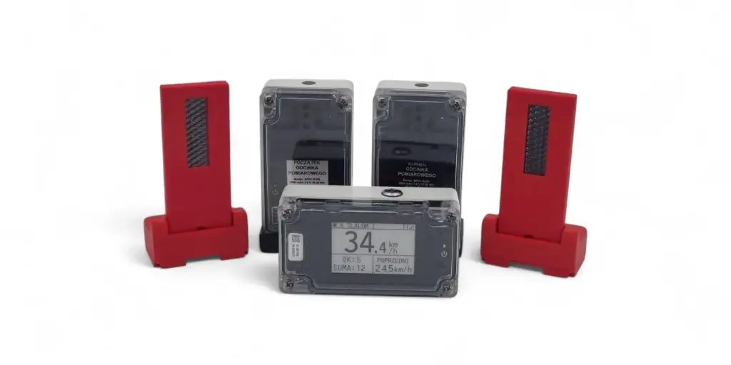 Bramki pomiarowe - Zestaw Lite - OSK (2 linie pomiarowe, Jeden wyświetlacz)